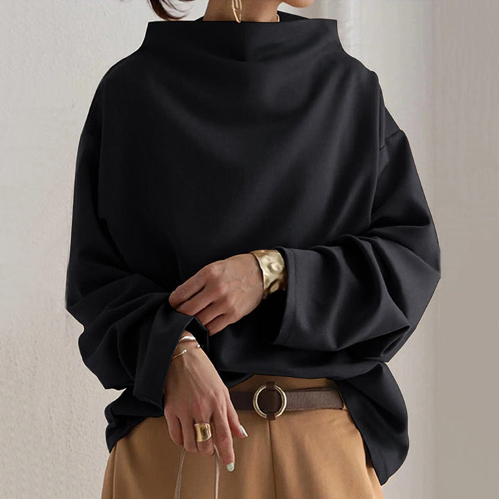 Olivia | Dames Oversized Trui met Hoge Hals