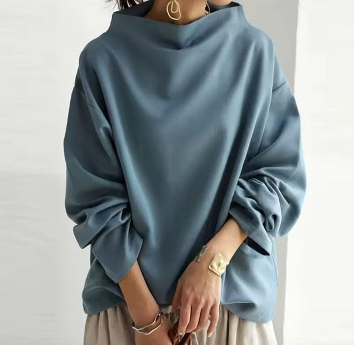 Olivia | Dames Oversized Trui met Hoge Hals
