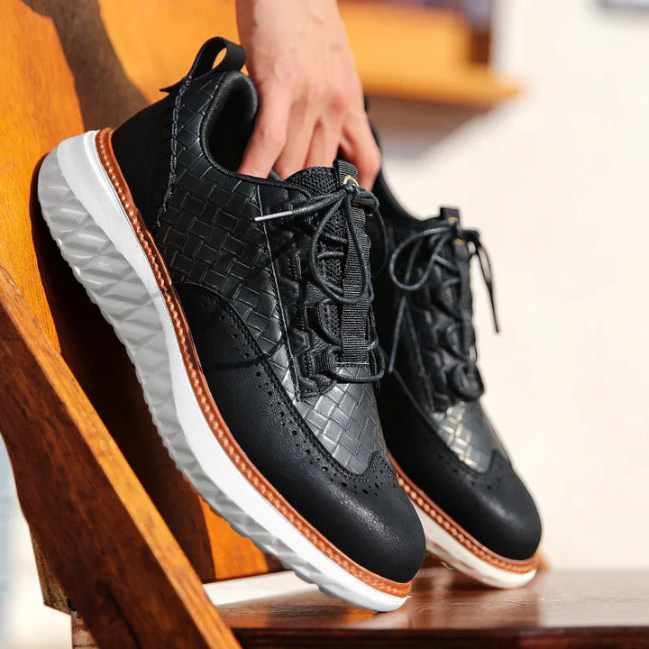 Adam | Heren Veters Platform Wandelsneakers