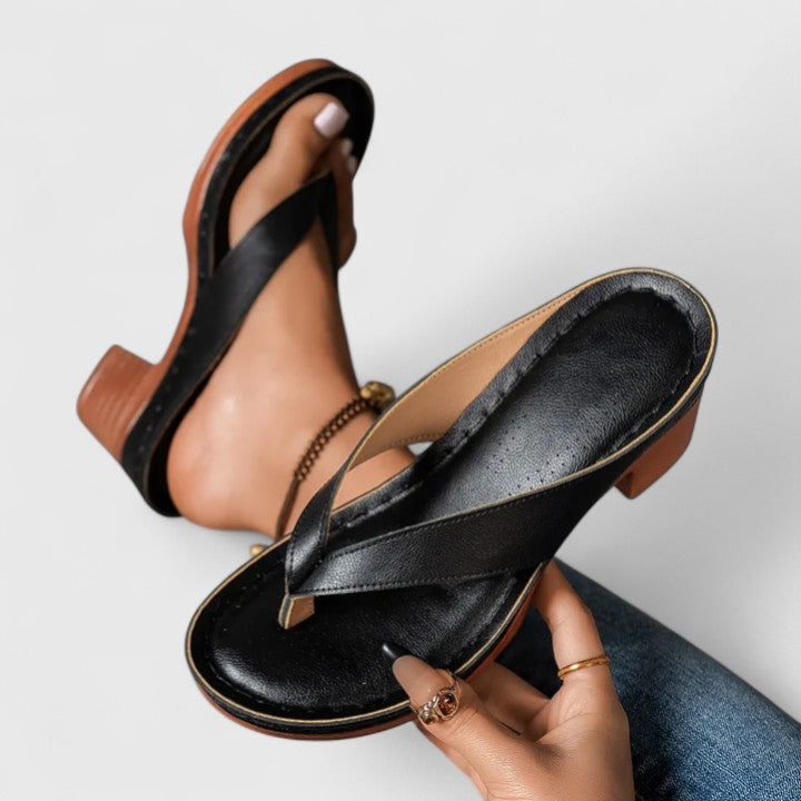 Faye | Damen Chunky Absatz Zehentrenner