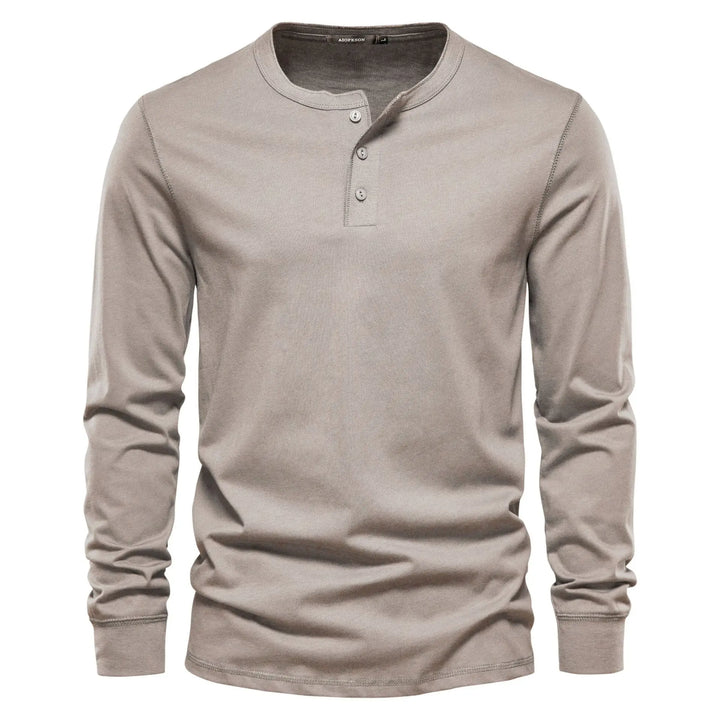 Brandon | Heren Lange Mouwen Shirt met Knopen