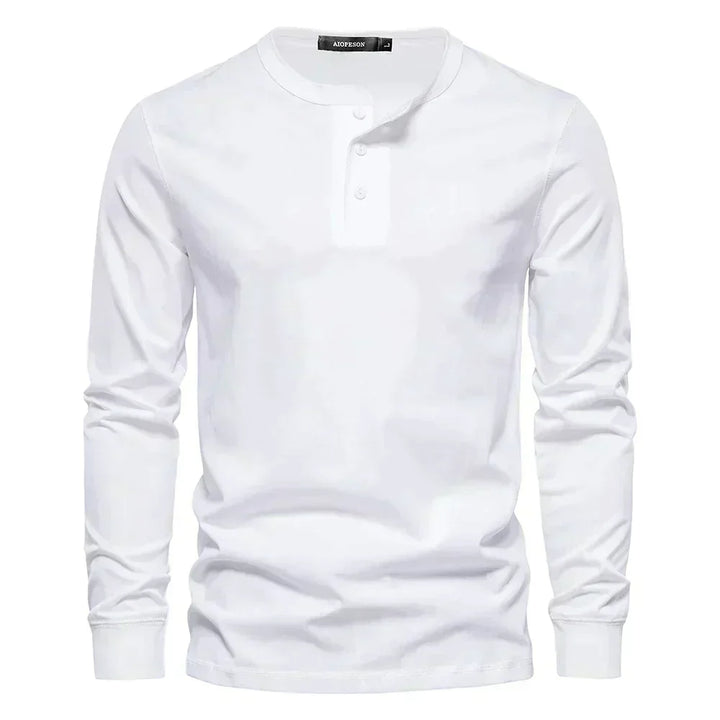 Brandon | Heren Lange Mouwen Shirt met Knopen