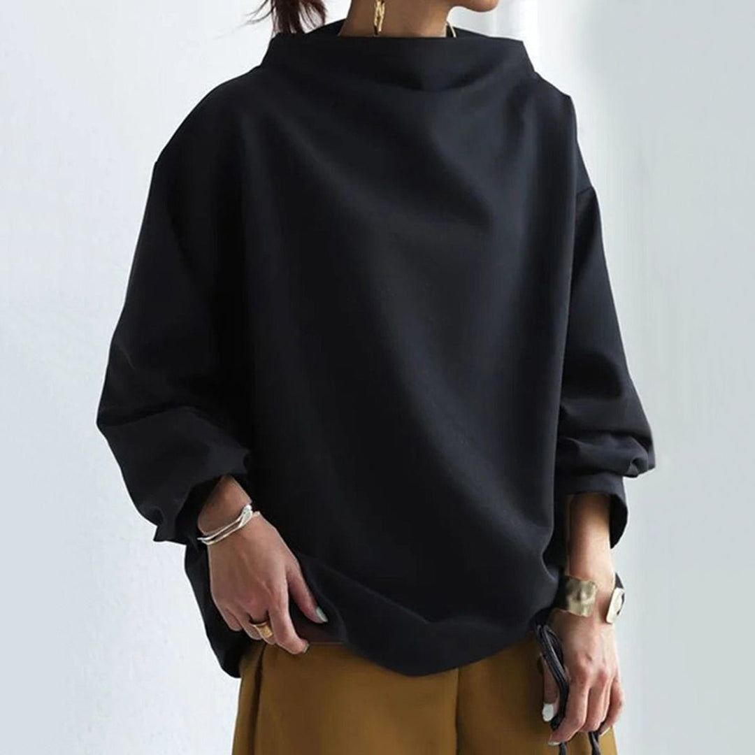 Olivia | Dames Oversized Trui met Hoge Hals