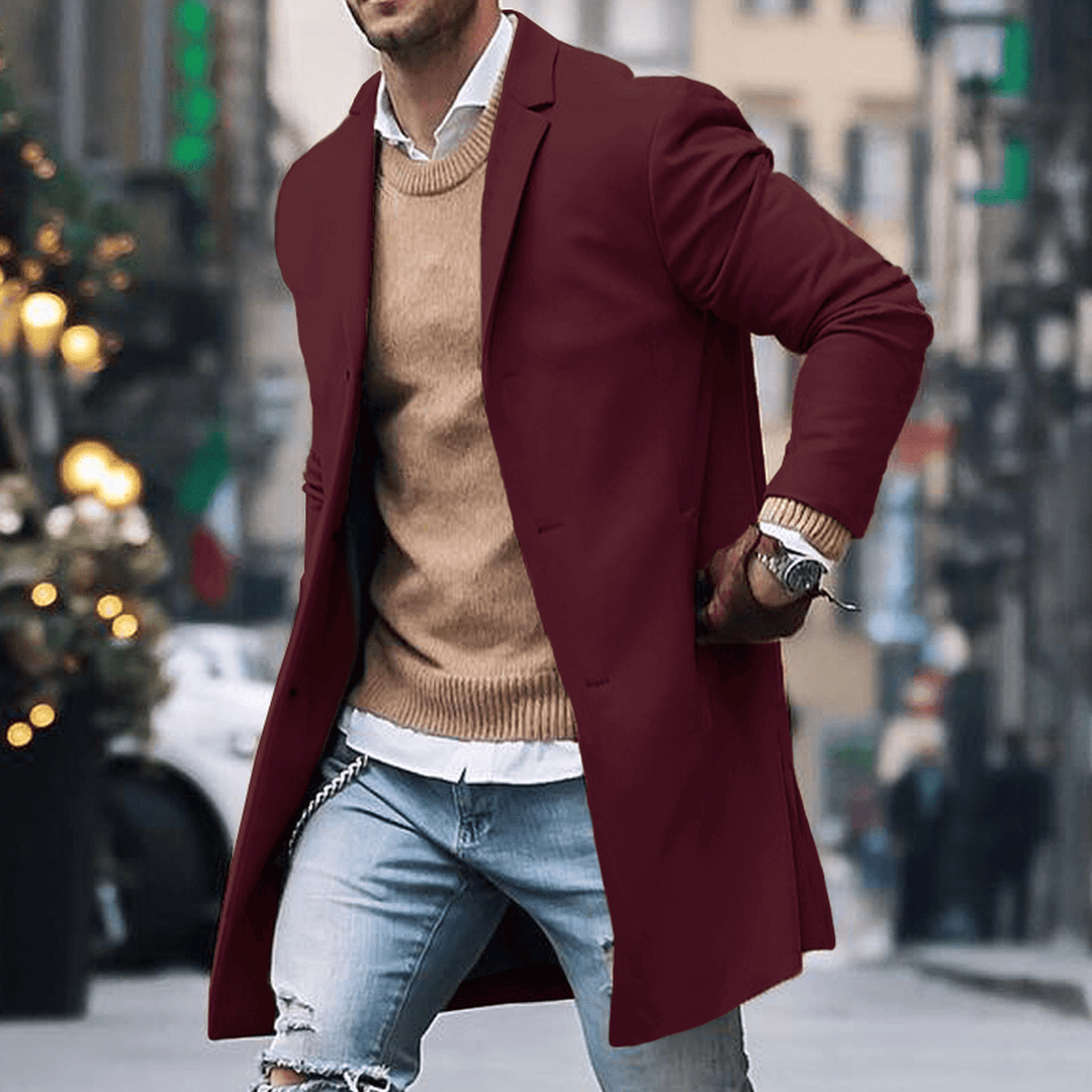 Nolan | Herren Jacke mit einreihigen Knöpfen und schlankem Look