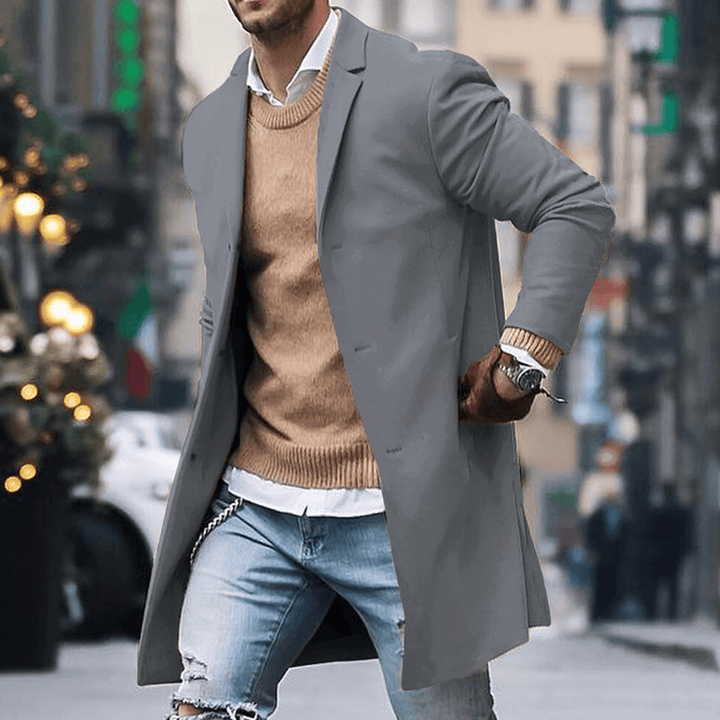 Nolan | Herren Jacke mit einreihigen Knöpfen und schlankem Look