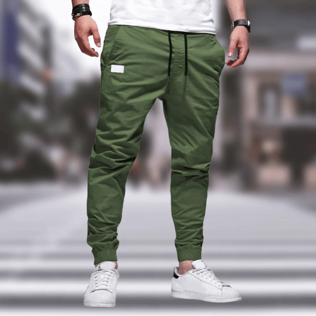 Spencer | Heren Casual Jogger Broek Met Trekkoord