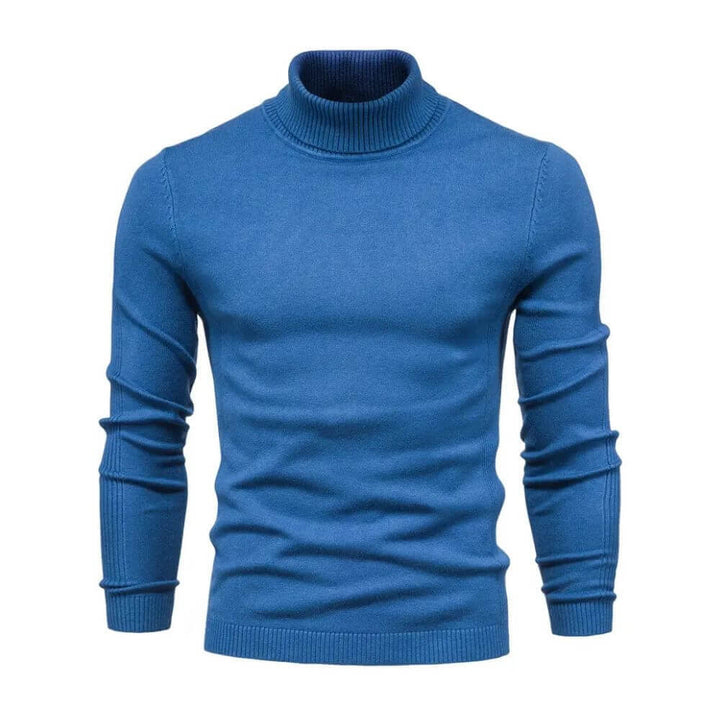 Anthony | Herren Warmer Rippstrickpullover mit Kragen