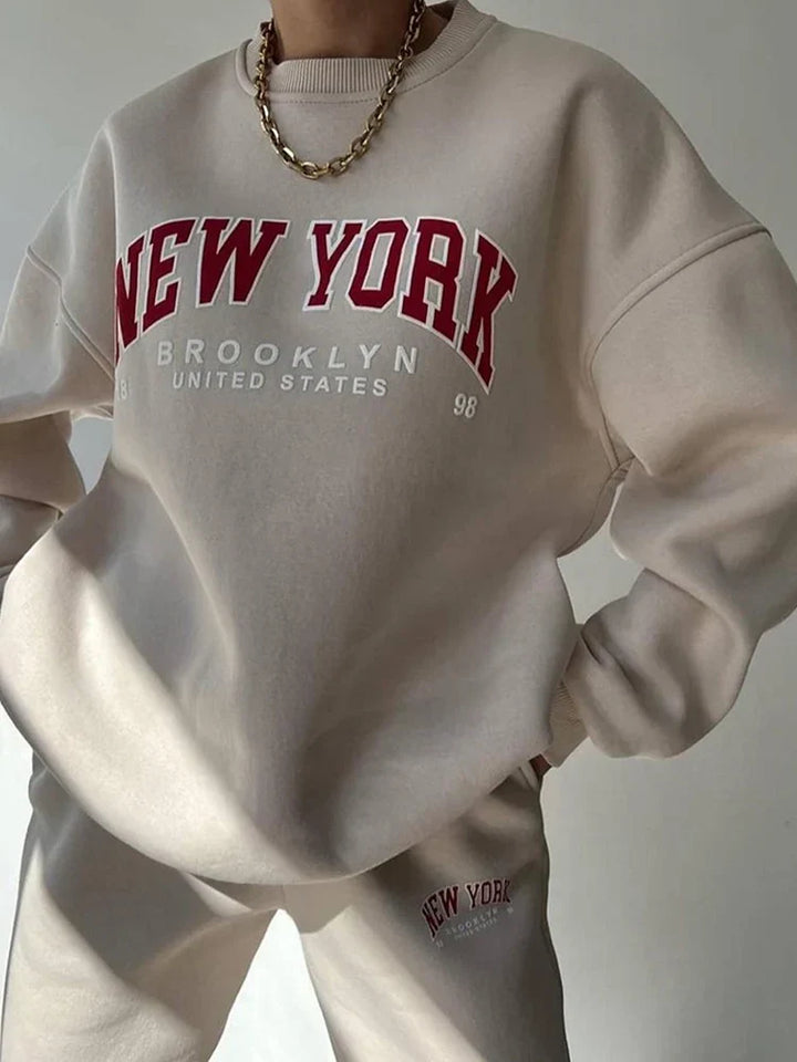Großer™ Pullover | Baumwollmischung | New York Stil