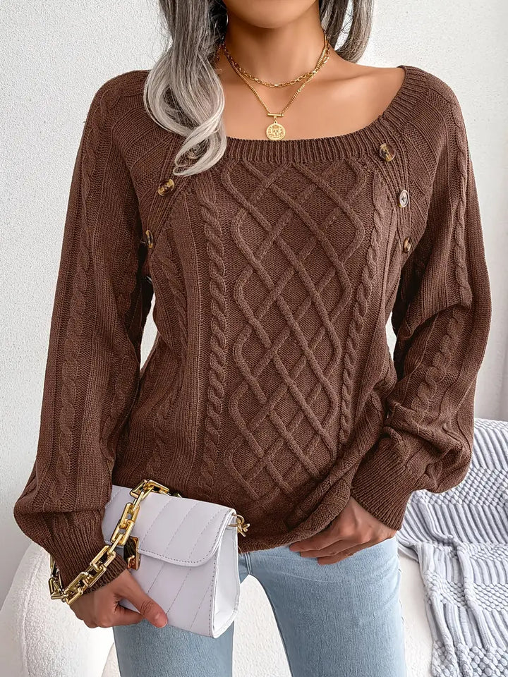 Kabelstrick™ Pullover | Baumwollmischung | Stilvoll und Bequem
