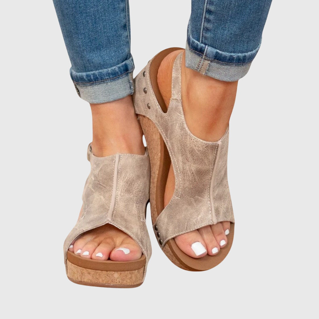 Bella | Damen Orthopädische Plateausandalen