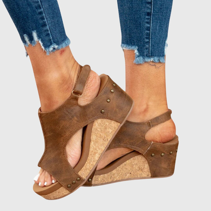 Bella | Damen Orthopädische Plateausandalen