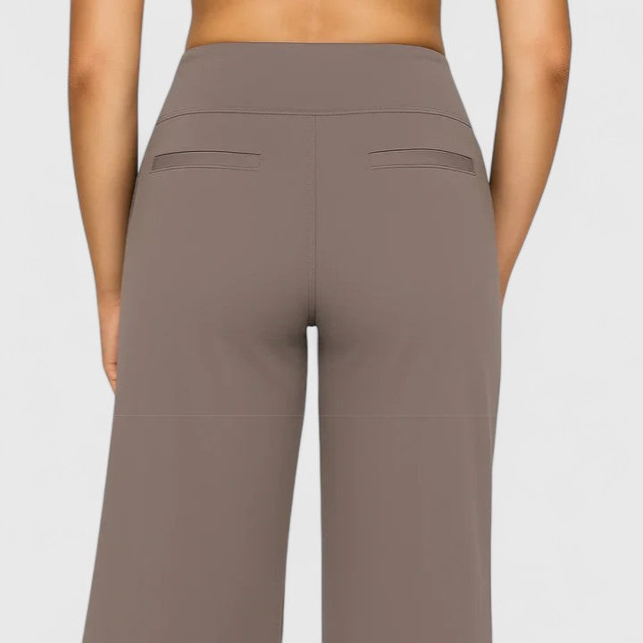 Zoey | Damen Hohe Taille Weite Hose