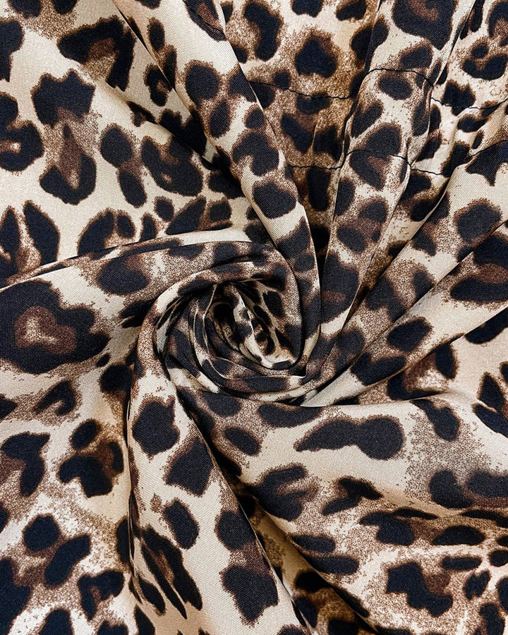 Hailey | Damen Leopardenprint Hoodie mit Reißverschluss
