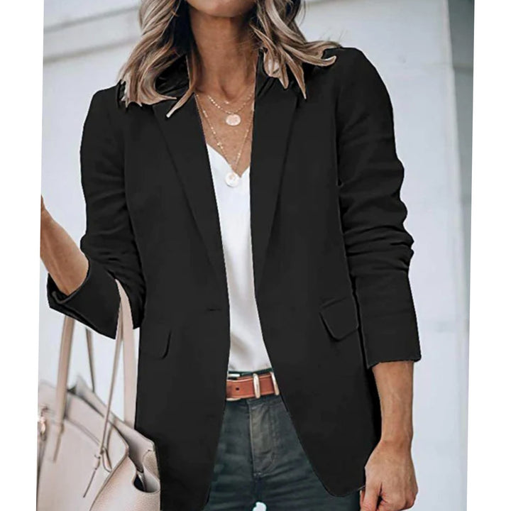 Blazer Gilet Dames Open Voorkant Elegante Casual Longblazer