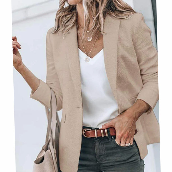 Blazer Gilet Dames Open Voorkant Elegante Casual Longblazer