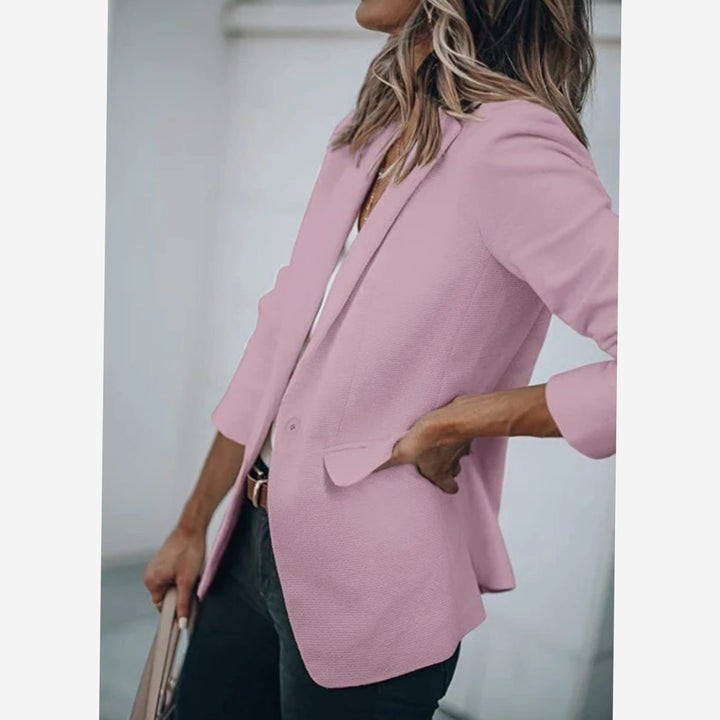 Blazer Gilet Dames Open Voorkant Elegante Casual Longblazer