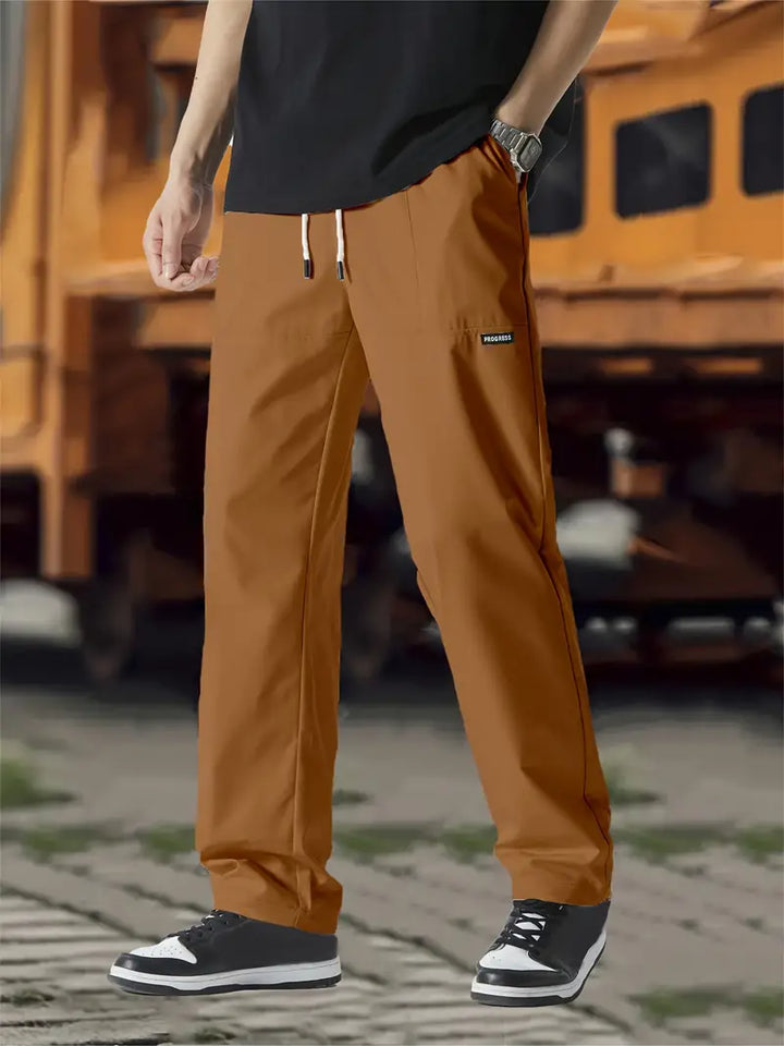 Nicholas | Heren Casual Broek met Trekkoord en Ontspannen Pasvorm