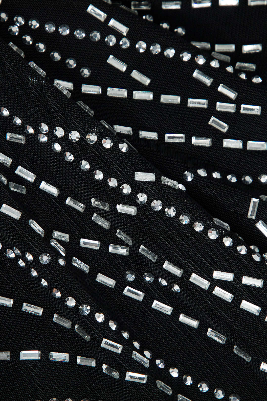 Celeste | Strass-versierd Mesh-Minikleed – Glinsterende glamour voor onvergetelijke nachten