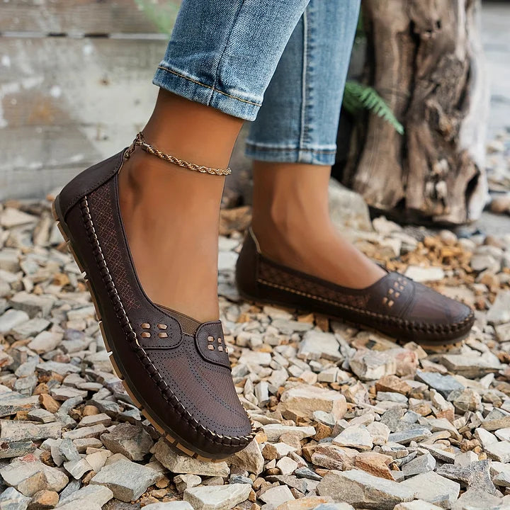 Valentina | Dames Stijlvolle Orthopedische Casual Slip-On Schoenen