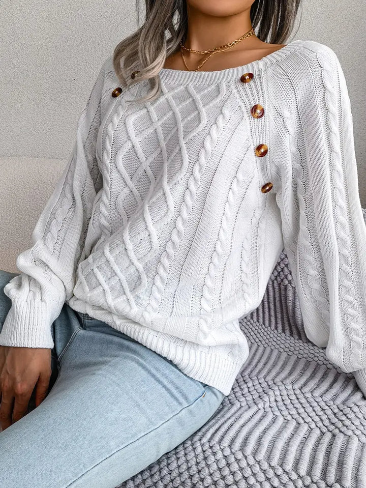 Kabelstrick™ Pullover | Baumwollmischung | Stilvoll und Bequem