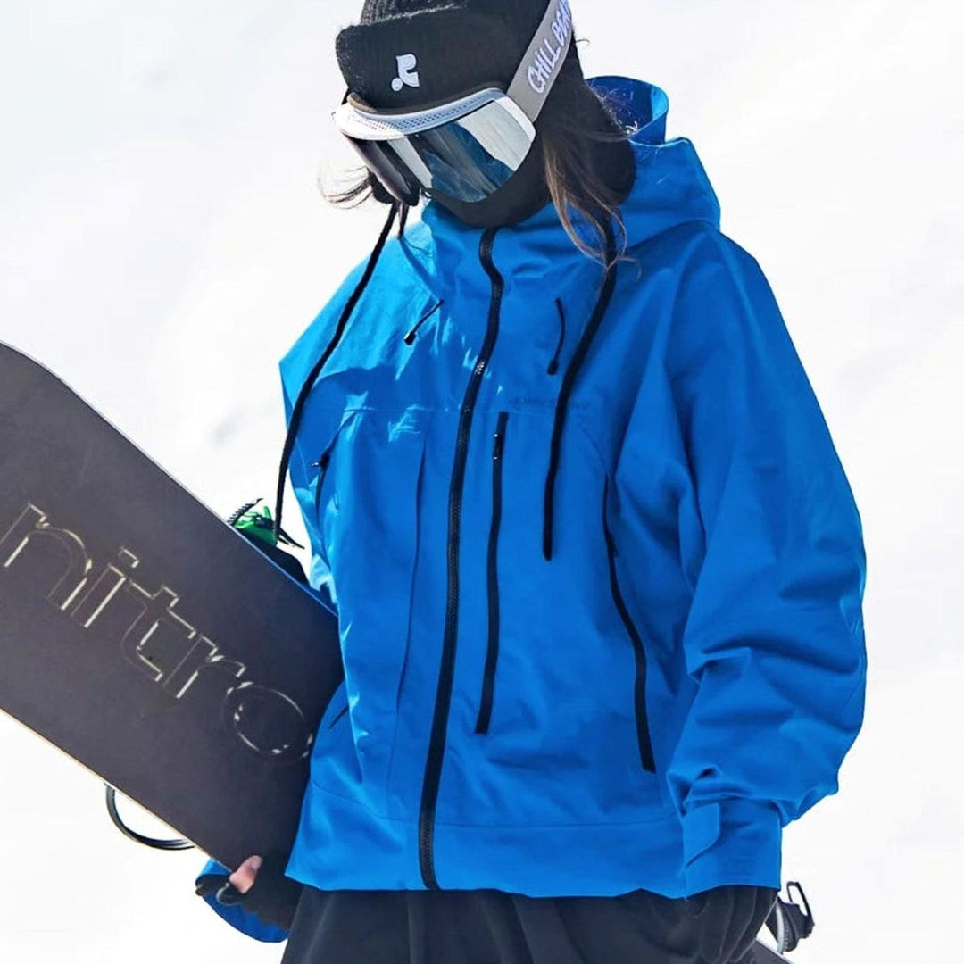 Damen Wasserdichte Ski-Jacke Windabweisend Wintersport Outdoorjacke