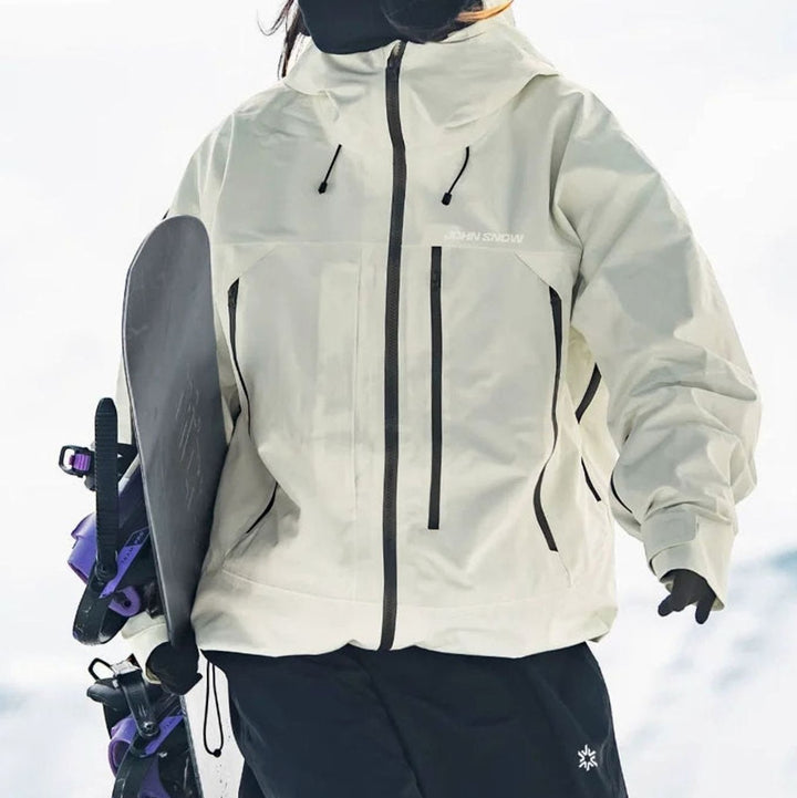 Damen Wasserdichte Ski-Jacke Windabweisend Wintersport Outdoorjacke