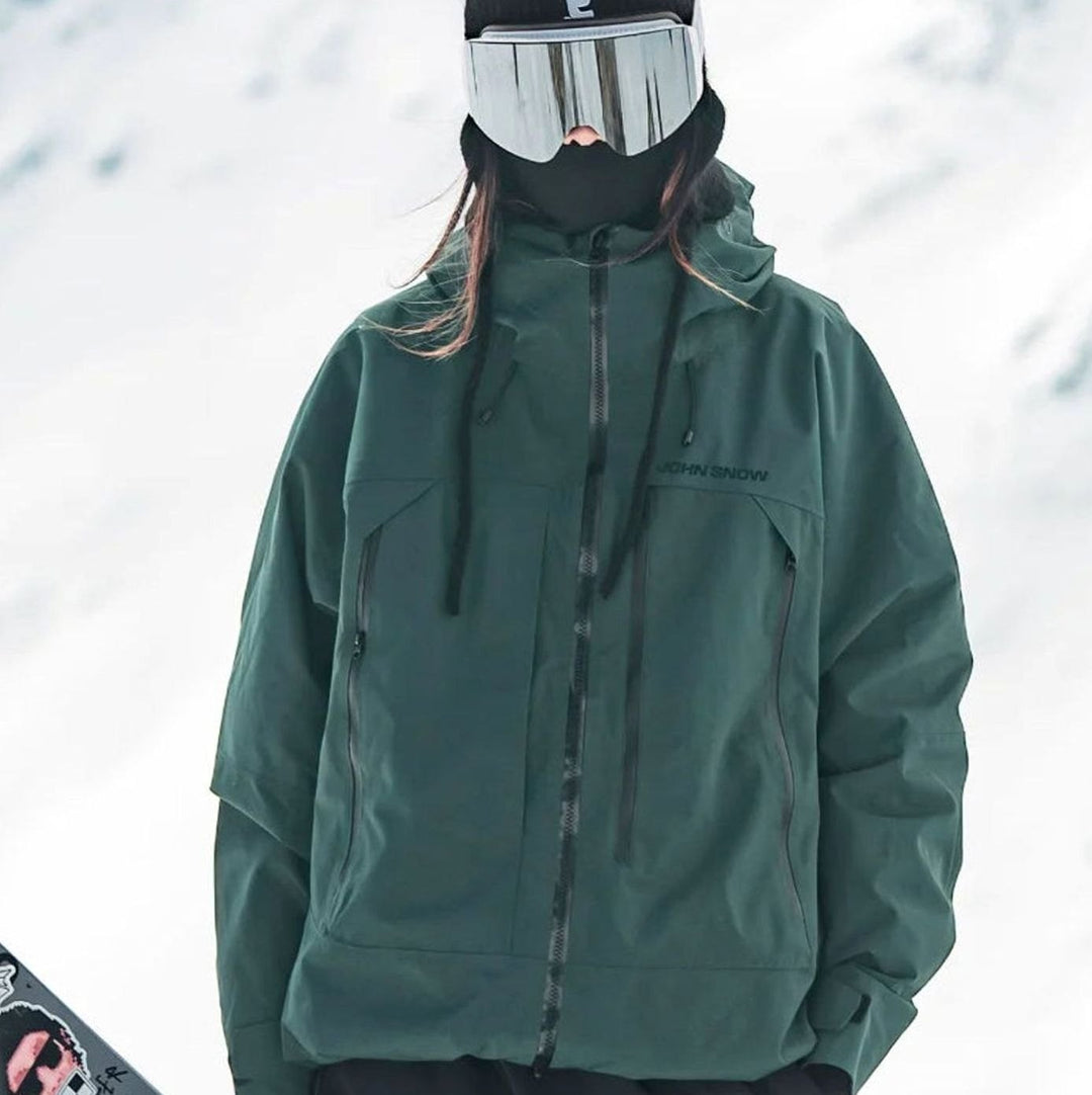 Damen Wasserdichte Ski-Jacke Windabweisend Wintersport Outdoorjacke