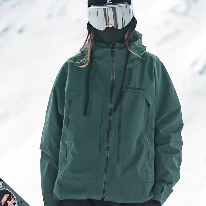 Damen Wasserdichte Ski-Jacke Windabweisend Wintersport Outdoorjacke