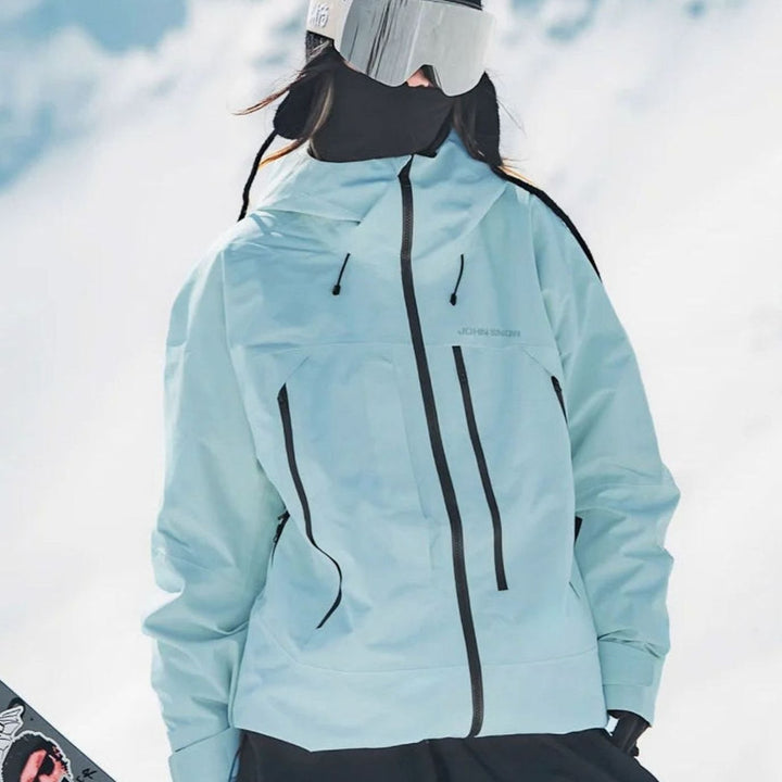 Damen Wasserdichte Ski-Jacke Windabweisend Wintersport Outdoorjacke