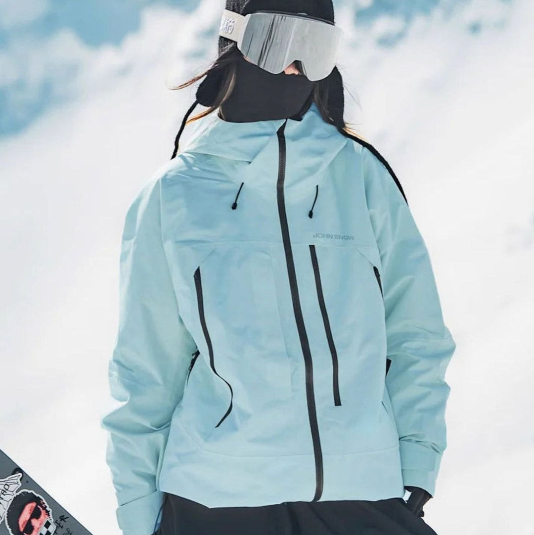 Damen Wasserdichte Ski-Jacke Windabweisend Wintersport Outdoorjacke - Farbe 3