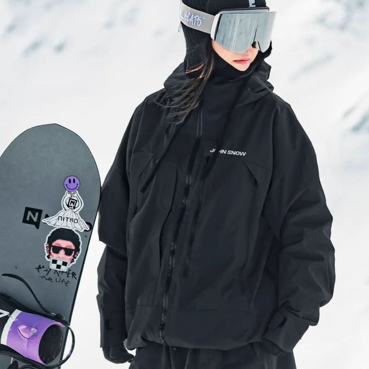 Damen Wasserdichte Ski-Jacke Windabweisend Wintersport Outdoorjacke - Farbe 6