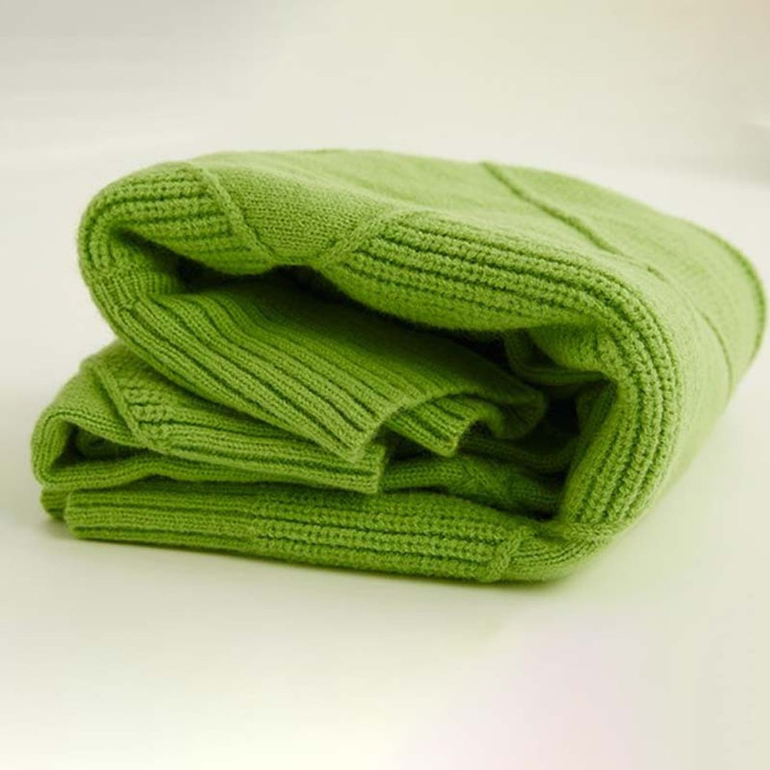 Dames Coltrui Pullover met Ruitpatroon en Wijde Pasvorm