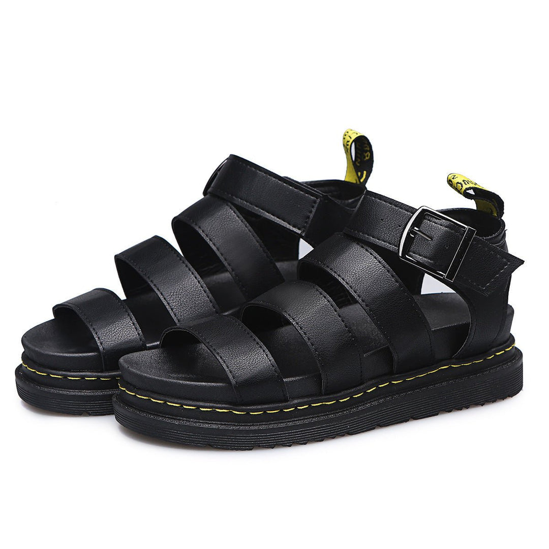 Dames Comfortabele Sandalen met Plateauzool Gespsluiting