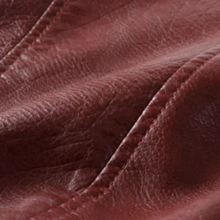 Dames Cropped Biker Leather Jacket Rits Taillriem