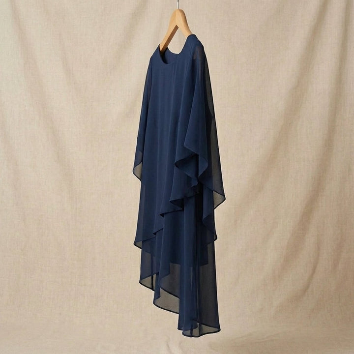 Dames Elegante Gelaagde Chiffon Broekset
