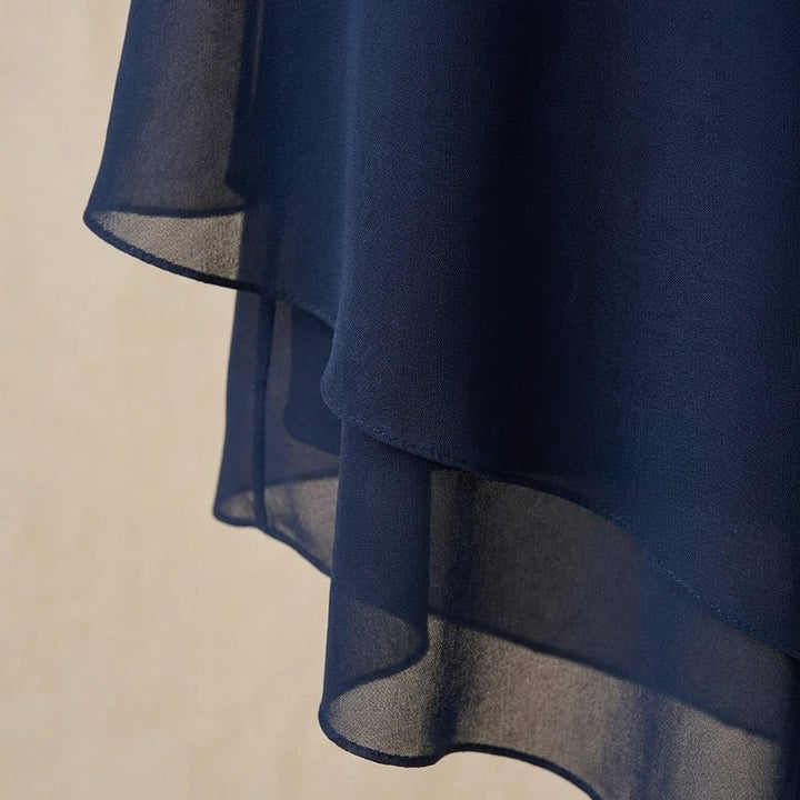 Dames Elegante Gelaagde Chiffon Broekset