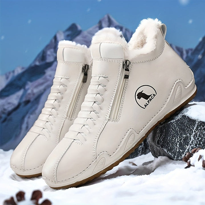 Dames Ergonomische Gevoerde Winterse Ankle Boots Rits