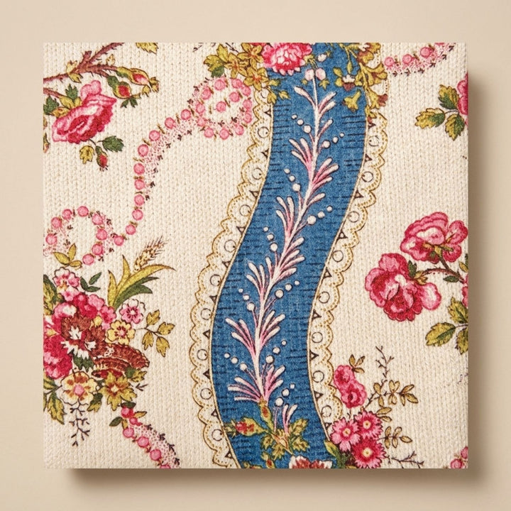 Dames Gebloemd Gebreid Vest met Rits en Gouden Ritssluiting