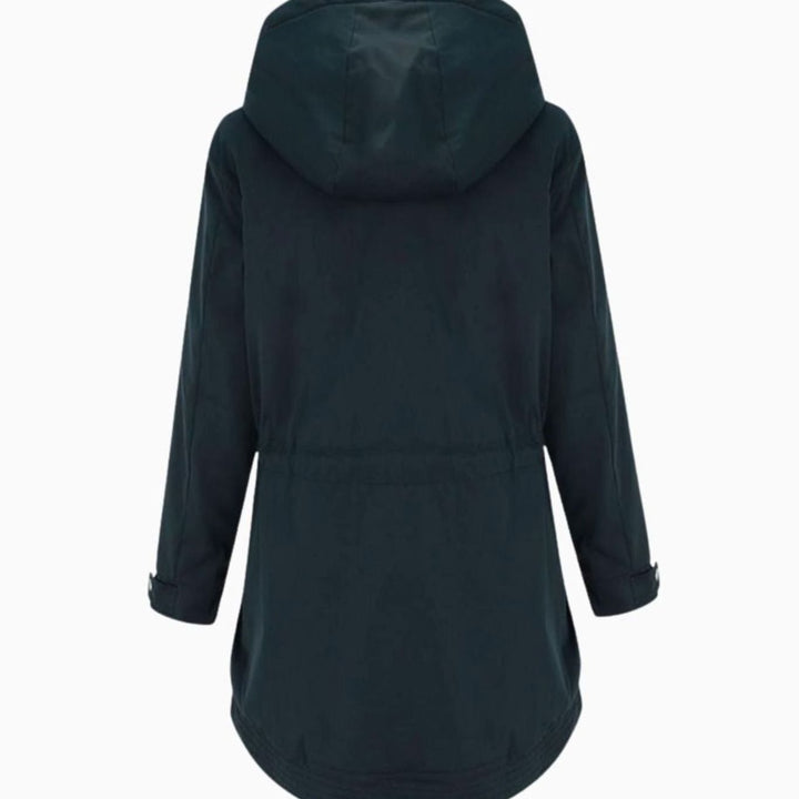 Dames Gewatteerde Parka met Sherpa Voering Afneembare Capuchon