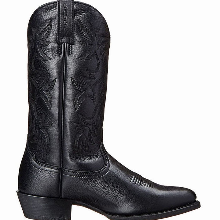 Dames Klassieke Geborduurde Cowboylaarzen met Blokhak