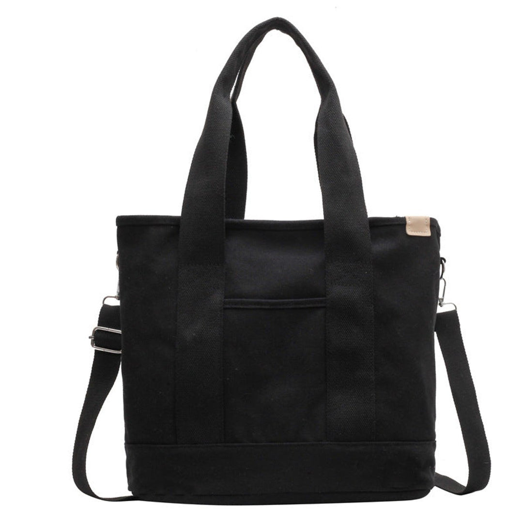 Dames Multifunctionele Canvas Tote Bag Verstelbare Schouderriem