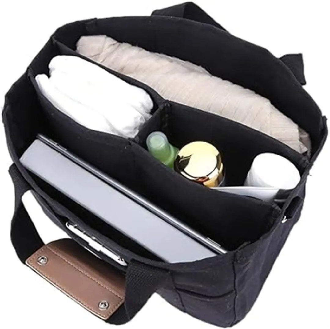 Dames Multivak Canvas Tote Bag Crossbody Shopper