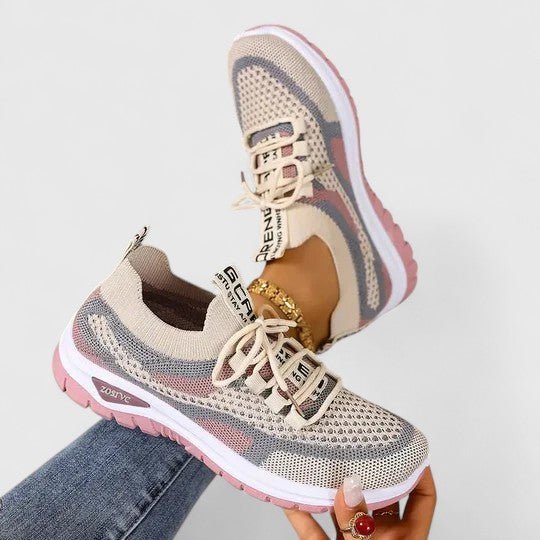 Dames Orthopedische Ademend Mesh Vetertrainers met Boogondersteuning