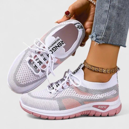 Dames Orthopedische Ademend Mesh Vetertrainers met Boogondersteuning
