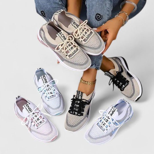 Dames Orthopedische Ademend Mesh Vetertrainers met Boogondersteuning