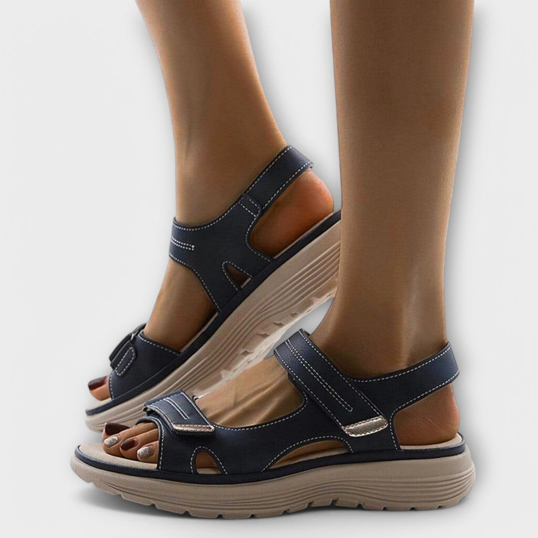 Dames Orthopedische Klittenband Sandalen Anatomische Zoolondersteuning