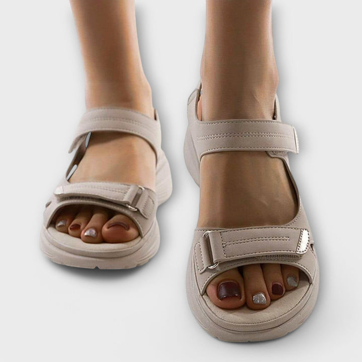 Dames Orthopedische Klittenband Sandalen Anatomische Zoolondersteuning