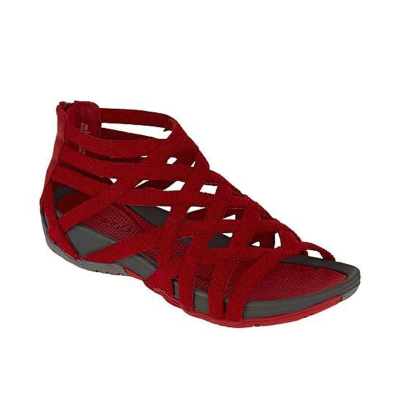 Dames Orthopedische Verstelbare Gevlochten Sandalen - Red