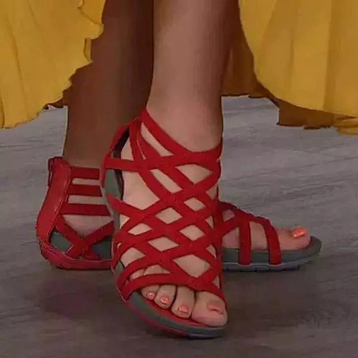 Dames Orthopedische Verstelbare Gevlochten Sandalen