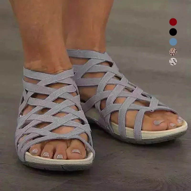 Dames Orthopedische Verstelbare Gevlochten Sandalen